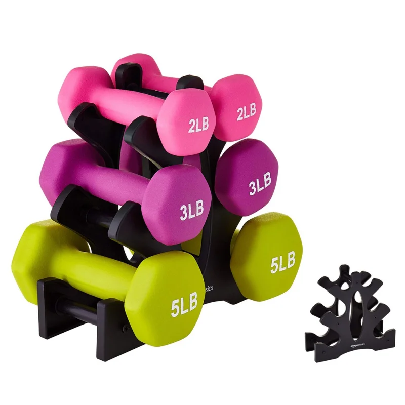 

Dumbbell Bracket Triangle Leaves Tree Rack Stands Weight Lifting Holder Home Exercise Fitness Gym Equipment (Rack Only)