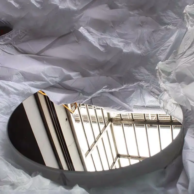 large round glass spherical concave aluminum reflective mirror