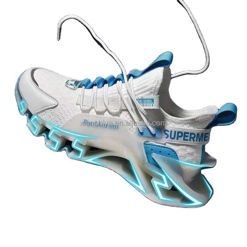 

2021 hot-sale products Fashion Comfort Lace-up Men Sneakers Breathable Sport Shoes Flying