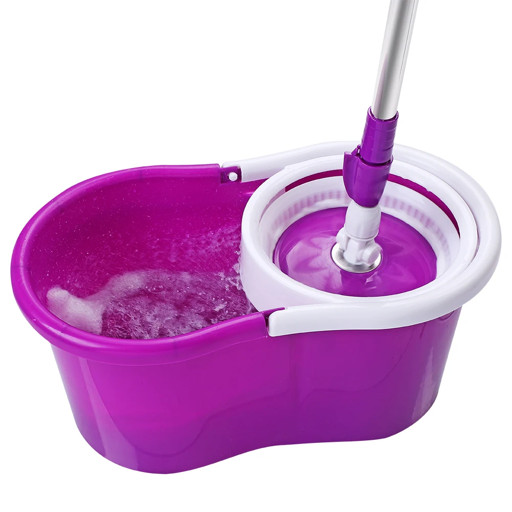 

Free shipping Mop 360-Degree Rotary Head Stretchable Ultra Slim Mop (Purple)