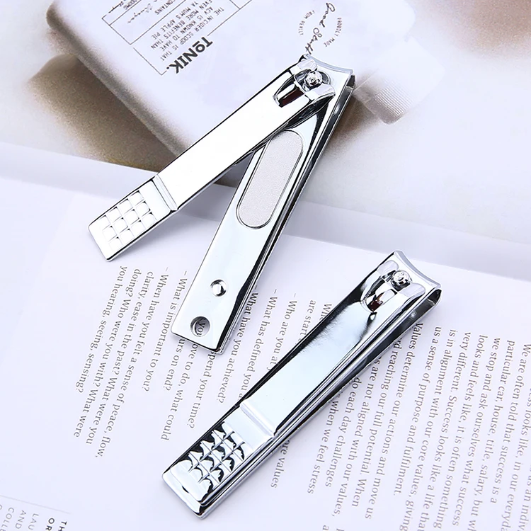 

Yousha Smooth Crescent Elbow Nail Cutter Beauty Stainless Steel Manicure Nail Clippers Nail Scissors For Thick Toenails YZ003, Sliver nail clipper
