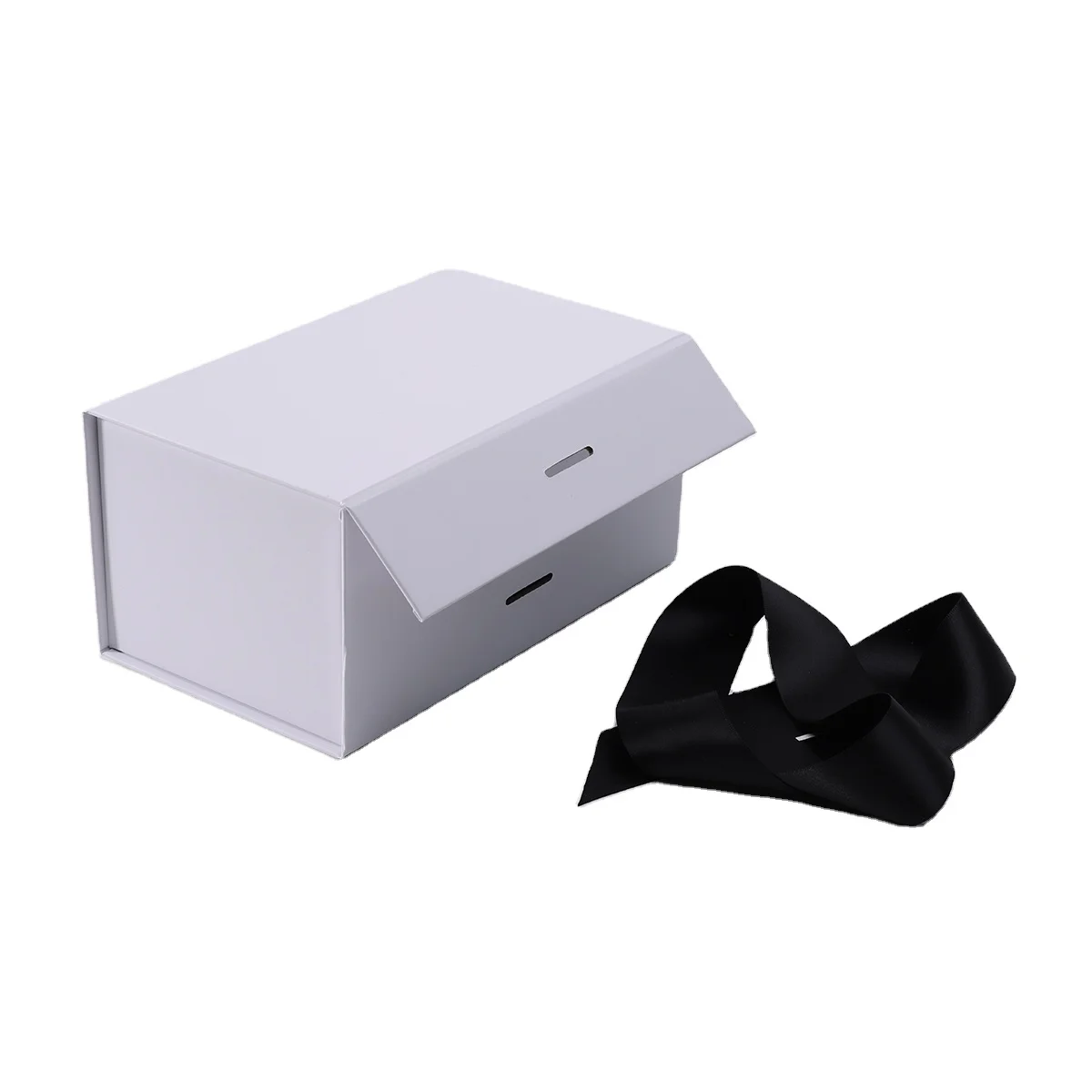 

Custom Logo White Cardboard Magnetic Gift Folding Clothing Box For Clothes Shirt Skincare Makeup