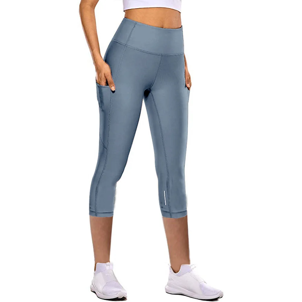 

Capri Pant Sport leggings Women Fitness Yoga Gym High Waist Leggins