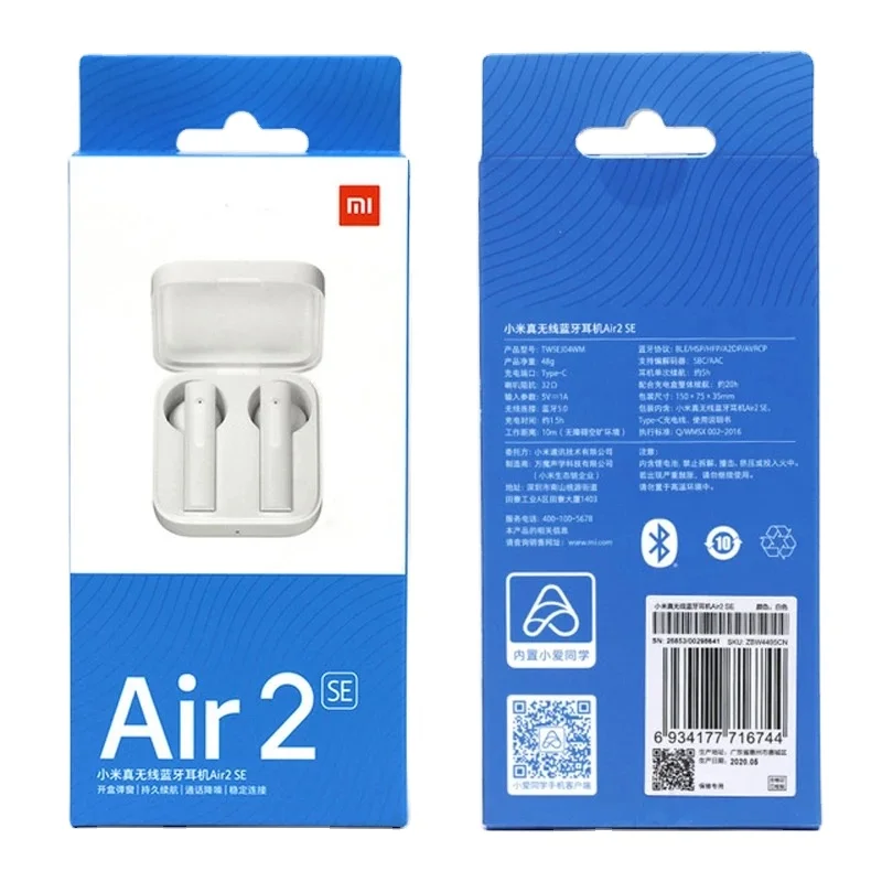

TWS Wireless bluetooth Headphones Earphones Xiaomi Air2 SE Fones De Ouvido BT 5.0 sport headphone