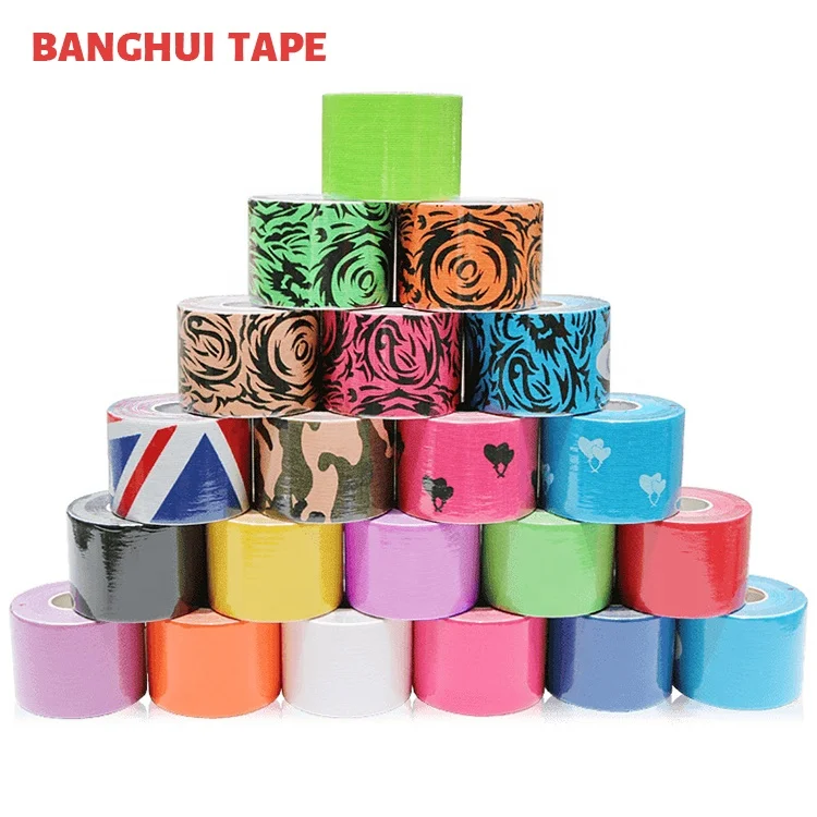 

OEM Custom Kinesiology Muscle Tape Antiskid Cotton Exercise Sports Muscle Tape