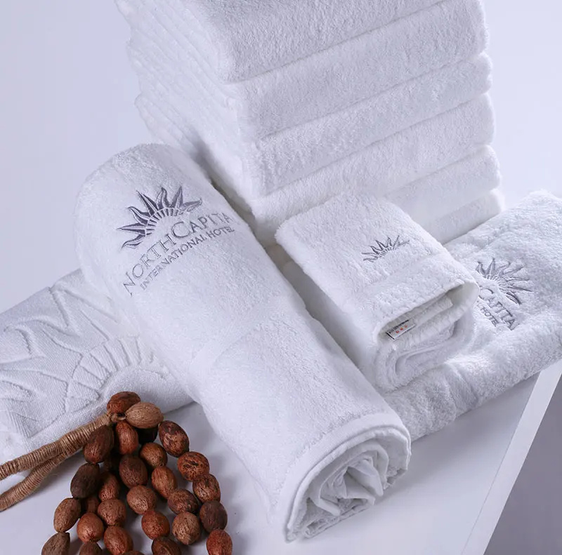 Eliya Egyptian 5 Star Hotel Towels Bath 100% Cotton White Terry 30x60 ...