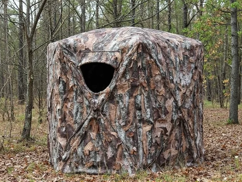 Proper camouflage techniques for DIY hunting blind