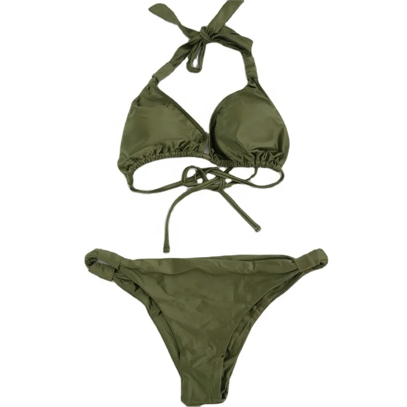 

Dark green sexy bikini thong sexy cover swimsuit