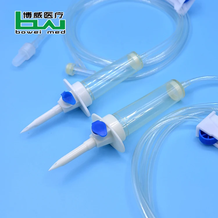 
Disposable medical saline parts of iv infusion giving set for infusion pump pediatric with burettec infusions chinese price 