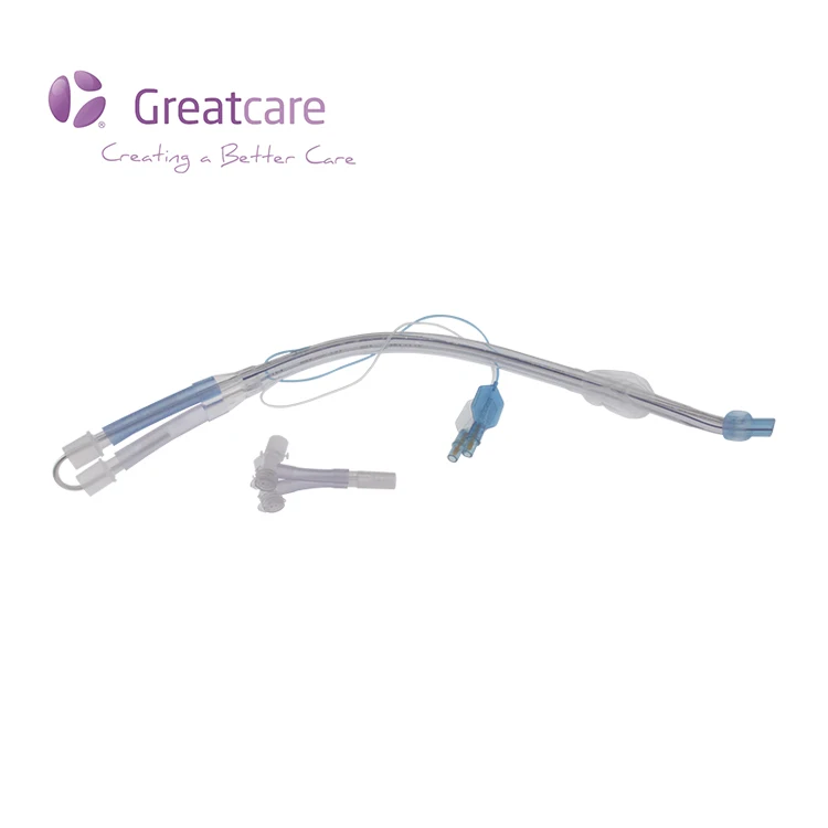 
Greatcare Medical PVC Tracheobronchial Tube Left Right double lumen Endobronchial Tube 