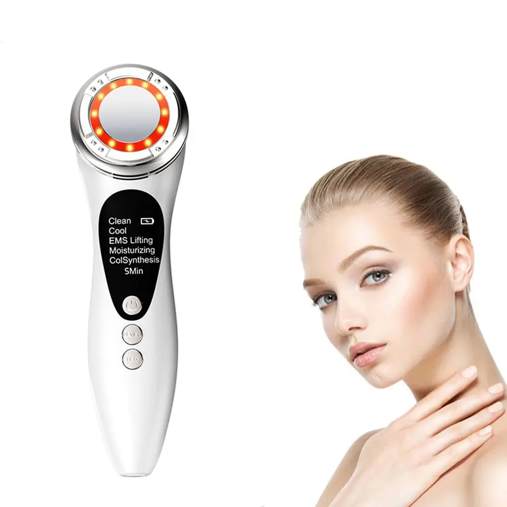 

2022 New Products Personal Care Electronic 5 in 1 Led Skin Tightening Beauty Device EMS Ultrasonic skin tightening machine