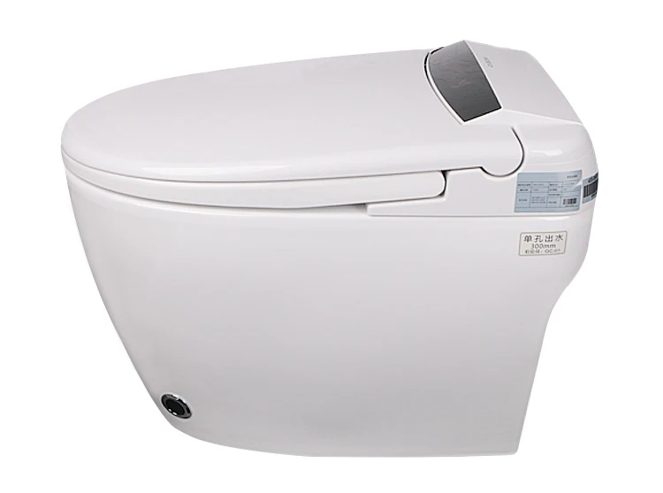 bathroom Sanitaryware Structure S-Trap Pattern remote intelligent sensor auto flush toilet