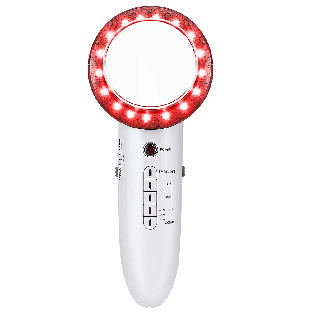 

Household EMS Ultrasonic Body Slimming Massager Led Light Therapy Beauty Care Massager