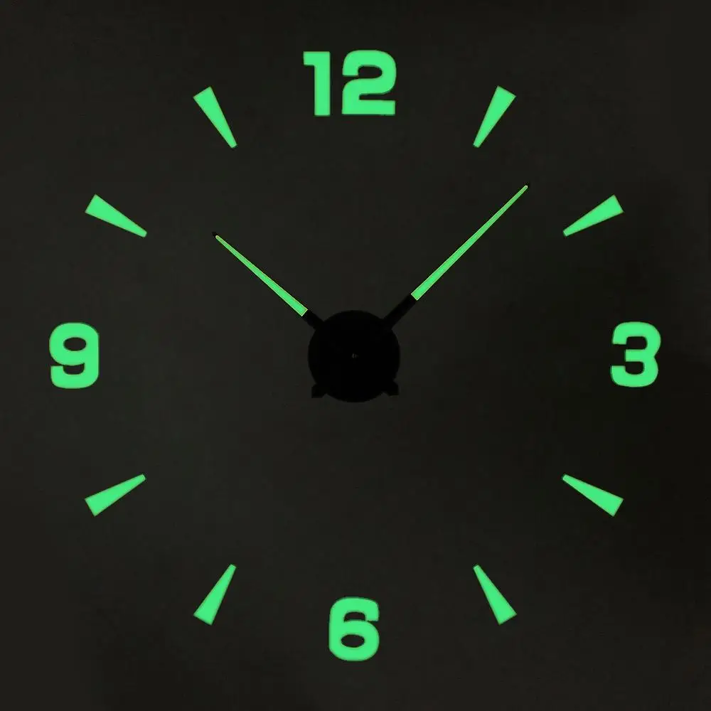 

Luminous Large Wall Clock modern luxury digital Acrylic DIY Wall Clocks Luminou Watck Sticker Quartz Largehome Decor in Wall 3D