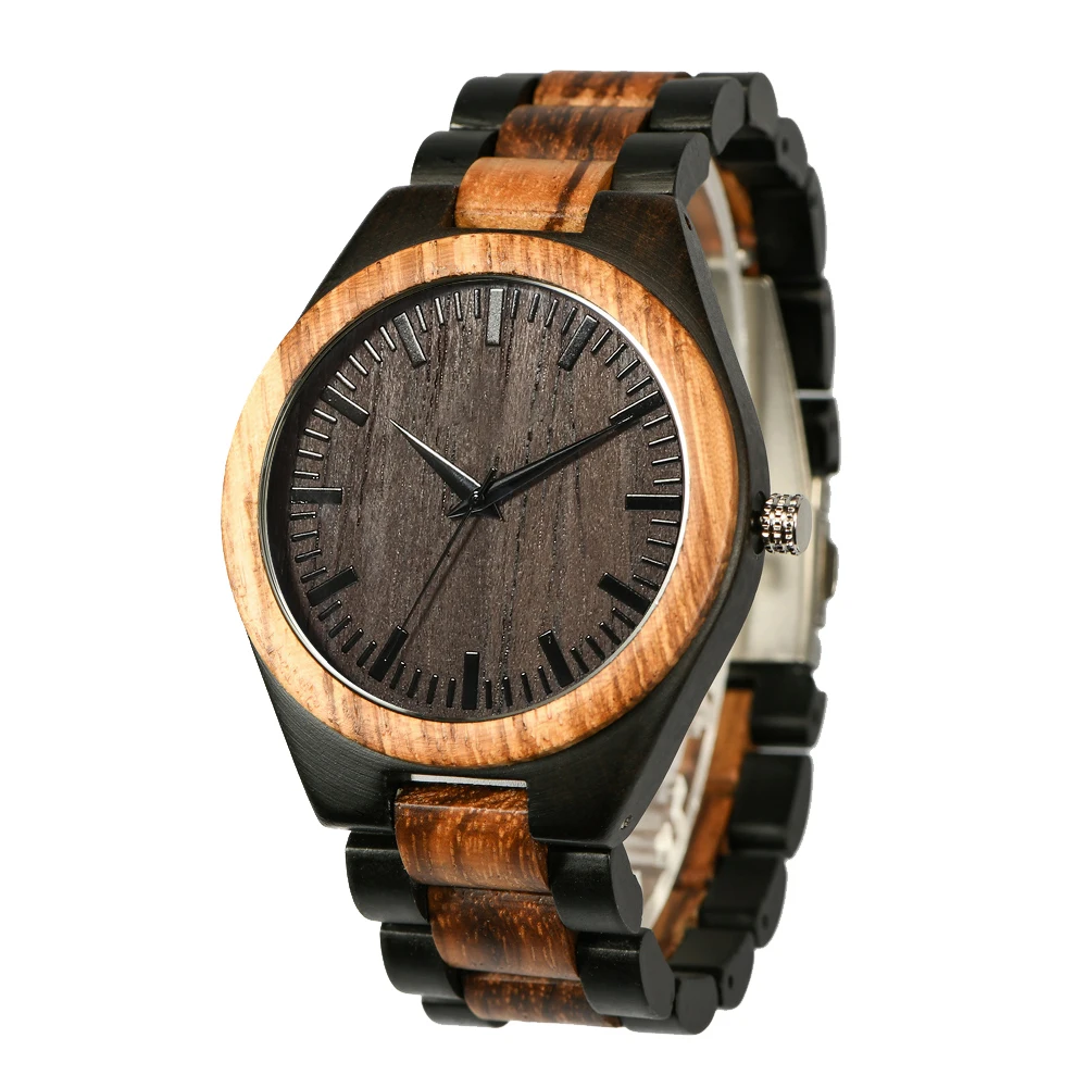

W0264 New Hot 100% Full Inspection OEM Accept Fashion wood watch green Factory in China