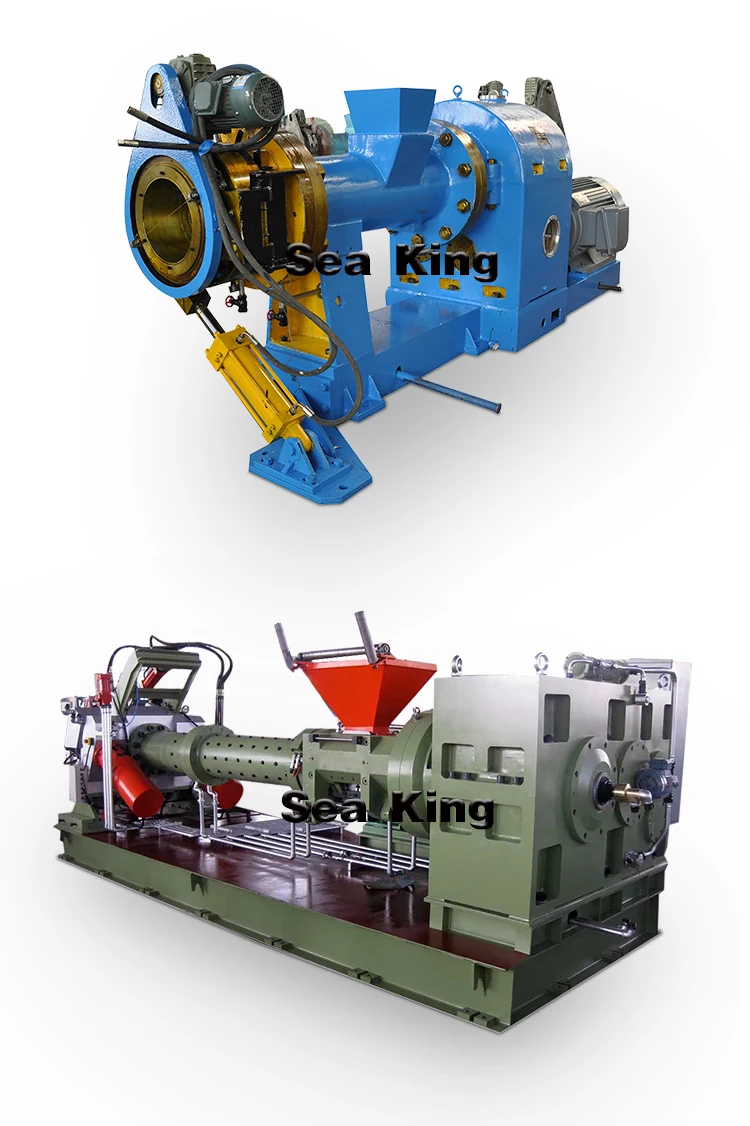 销桶热喂料冷喂料橡胶挤出机出售