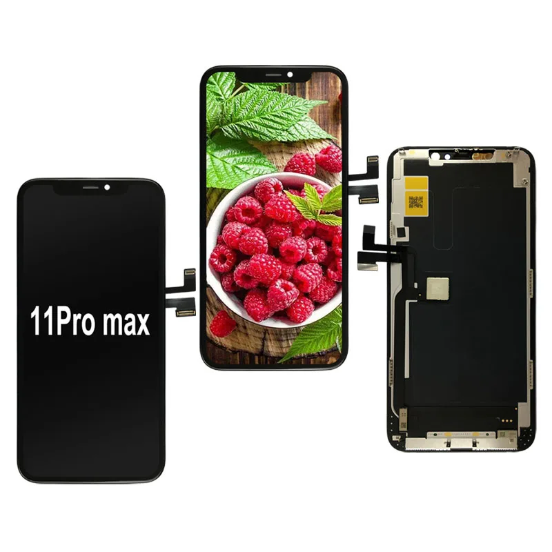 

New arrival cellphone touch screen lcd display panel for iphone 11pro max ,mobile display 11pro max LCD assembly, Black/white