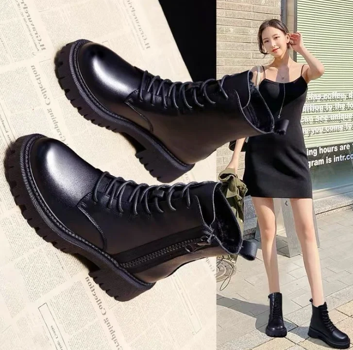 

Winter and autumn boot latest design fashion zipper fashion ins woman ankle boots