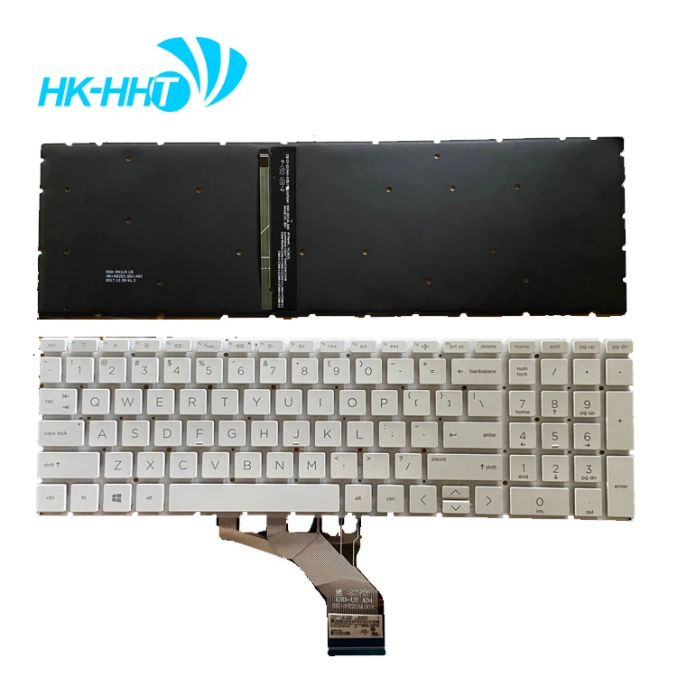 

HK-HHT US Laptop Keyboard for HP 15-DA 15-DB 15-DX 15-DB0030NR 15-DB0031NR Backlit