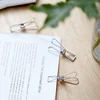 9 pcs Stainless Steel Kitchen Long Tail Clip Small Metal Clips without hook