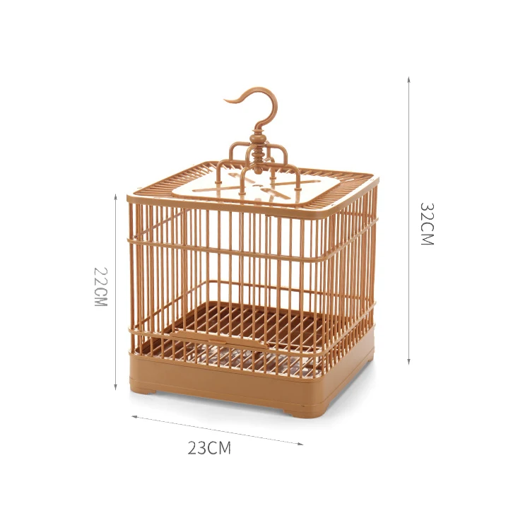 

Wholesale Plastic Square Of The Birds Feeder Accessories Bird Cage In Pet Cages