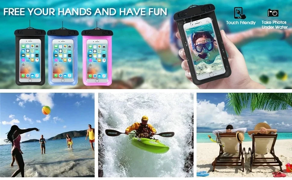 2020 Universal Water Proof PVC Mobile Phone Cases Clear Pouch Waterproof Bag,Water Proof Cell Phone Bag With Lanyard.jpg