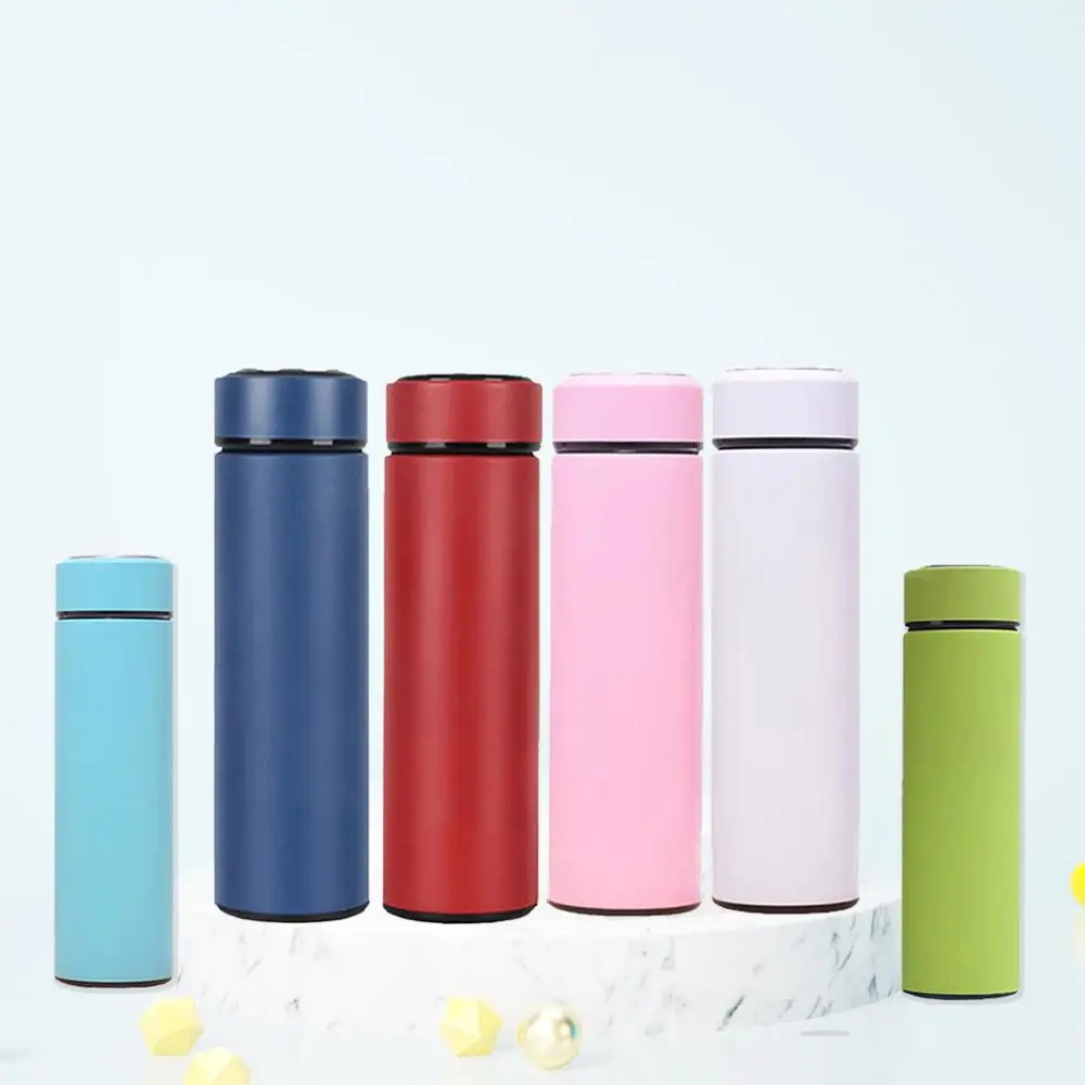 2019 16oz  high quality manufacturer double wall stainless steel vacuum  flask bottle drinking  water thermos for travel