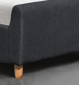 
Wholesale Linen Fabric Double Size Platform Modern Upholstered Bed for Bedroom Furniture 