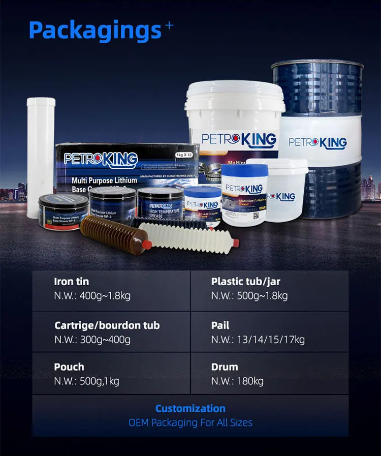 Ecofriendly Complex Grease Lubrication Lithium Grease With Factory