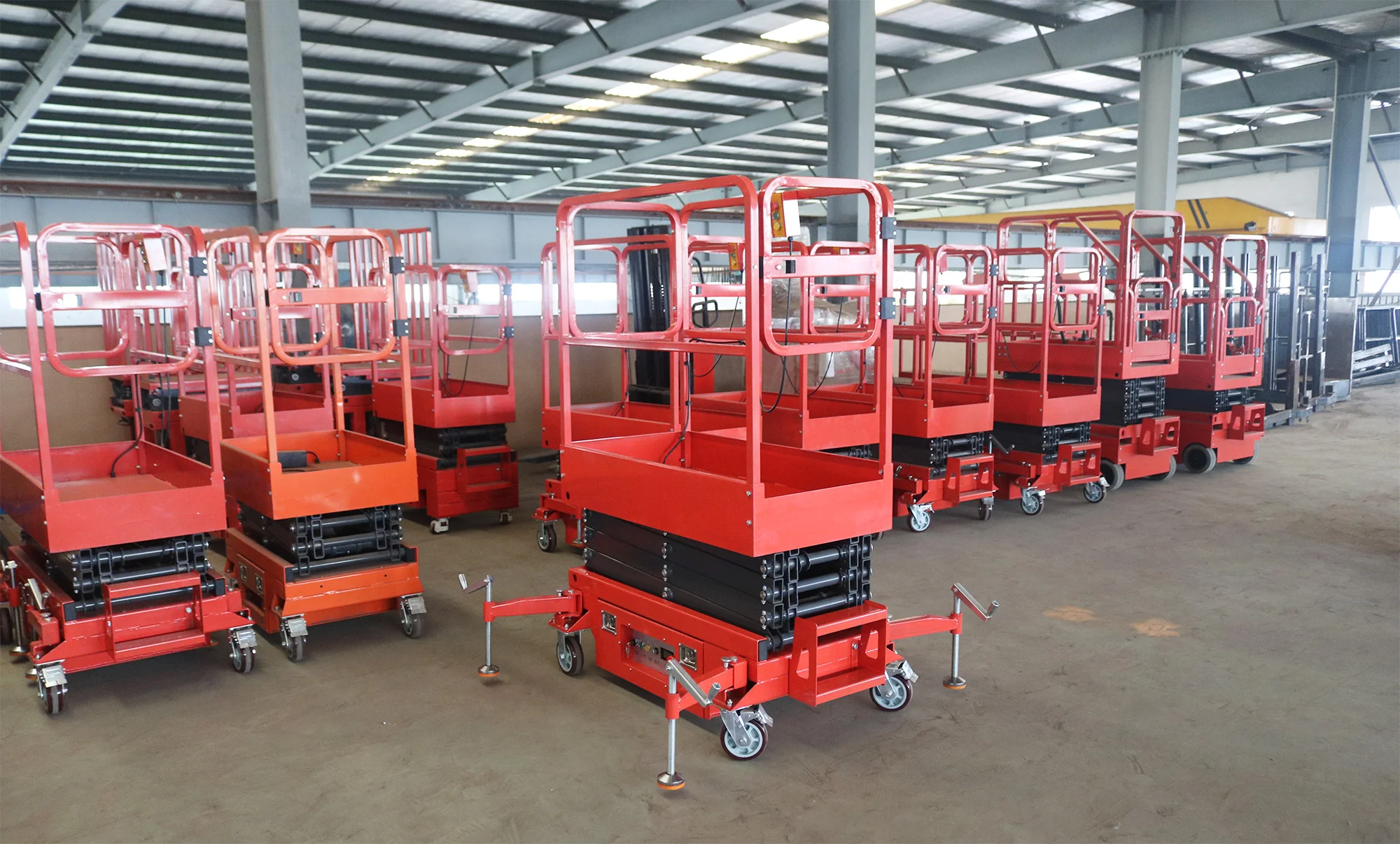 3m small trailer hydraulic mobile scissor lift for painting