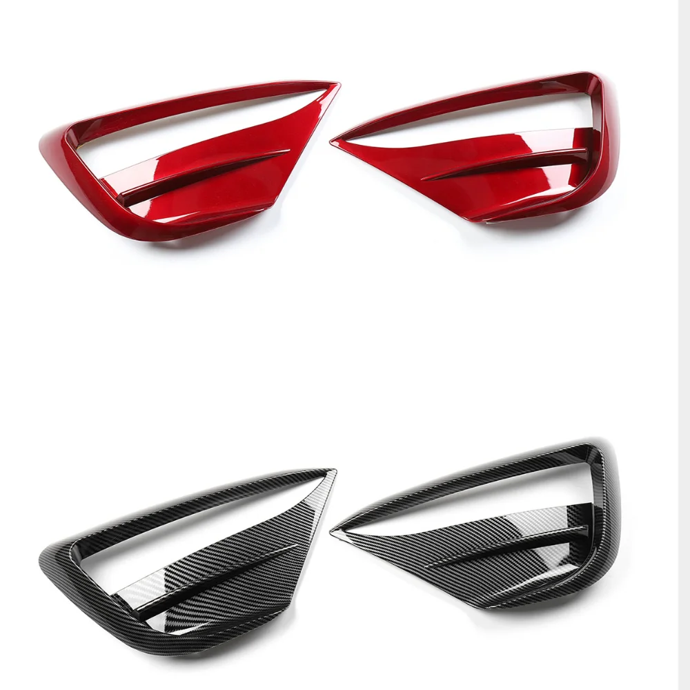 

BAINEL Tesla Model Y/3 Car Thunder Modified Air Knife Decorative Sticker ABS Carbon Protective Cover Car Wind Knife 2019-2022