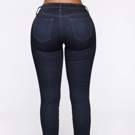 

MT50-7021 New Women's Slim Fit Super Stretch Close-Fitting Yoga Feet Jeans Super Stretch Denim Jeans Pant