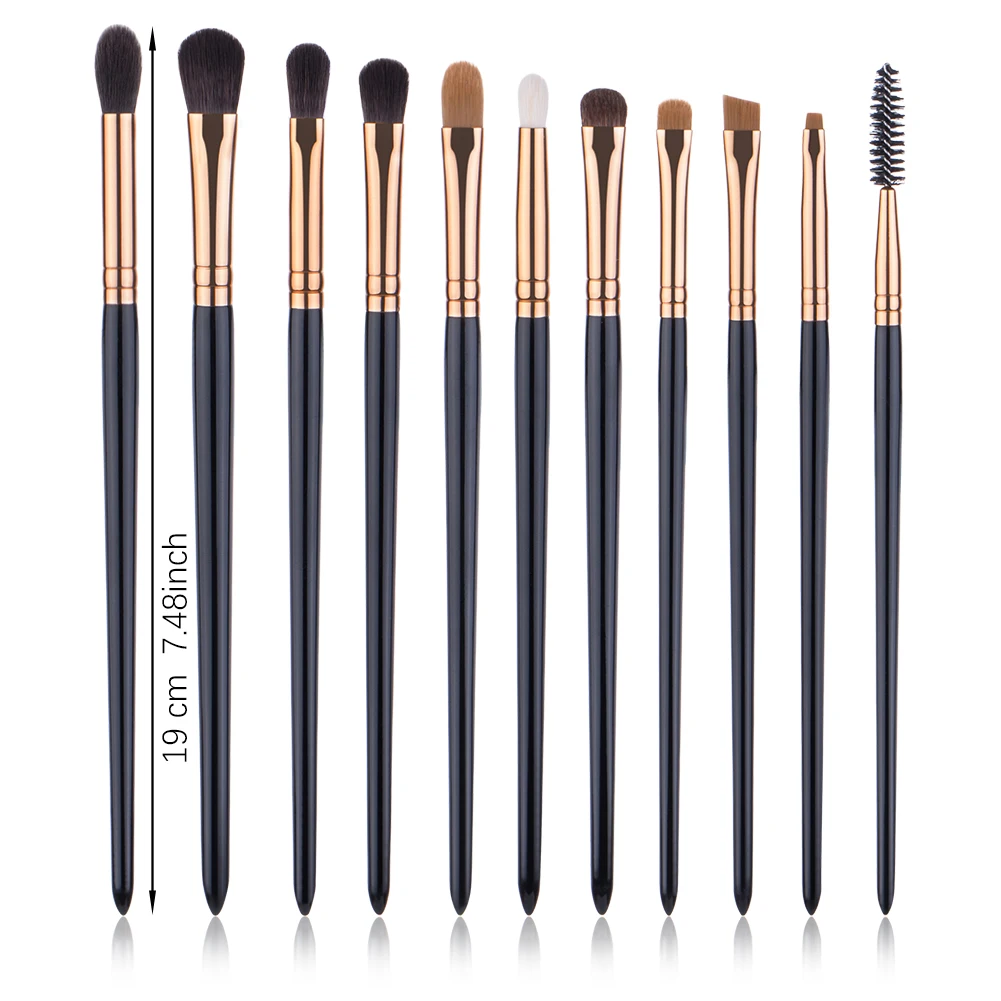 

Pop 11pcs Black Eyeshadow Brush Set