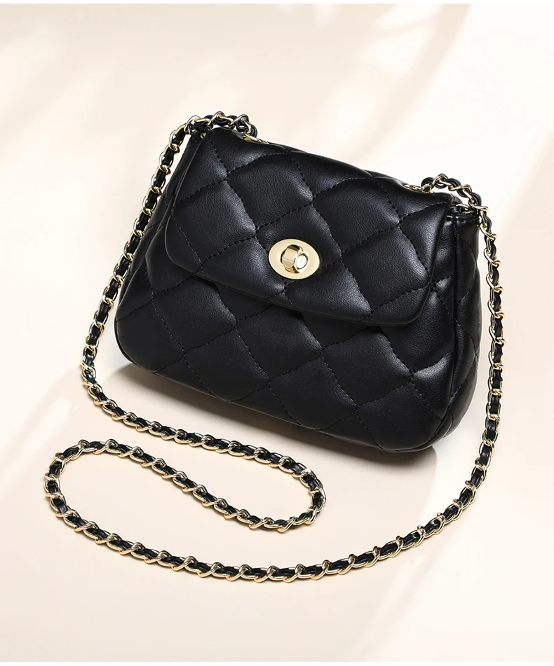 

China wholesale market elegant leather bags women handbags ladies, Black/beige/red