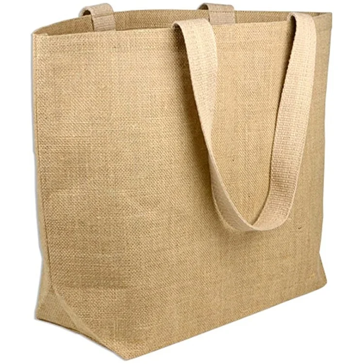 

Wholesale Manufacturers Reusable Bags for Shopping Eco Tote China Jute Bag