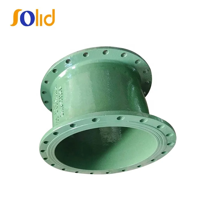 ISO2531 RAL 6011 Epoxy Green FBE coating Ductile iron pipe fitting