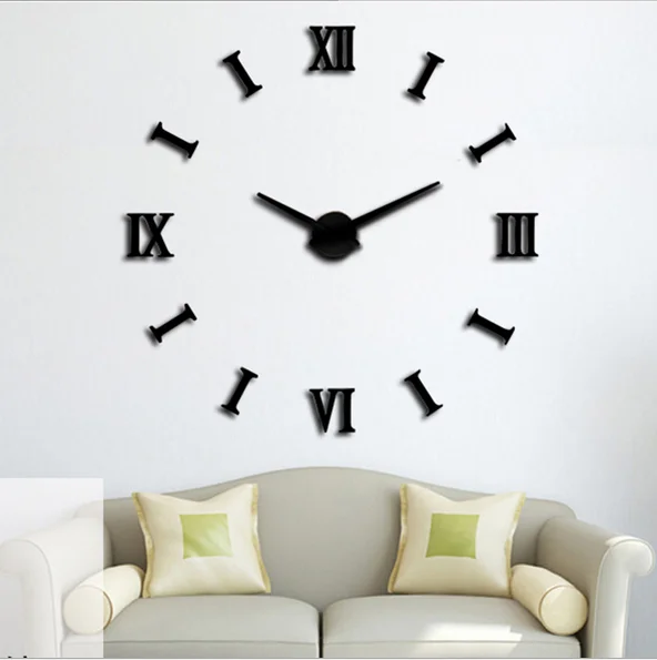 

DIY 3D Novelty modern design Digital & Analog-Digital silent table needle parts alarm wall Clocks