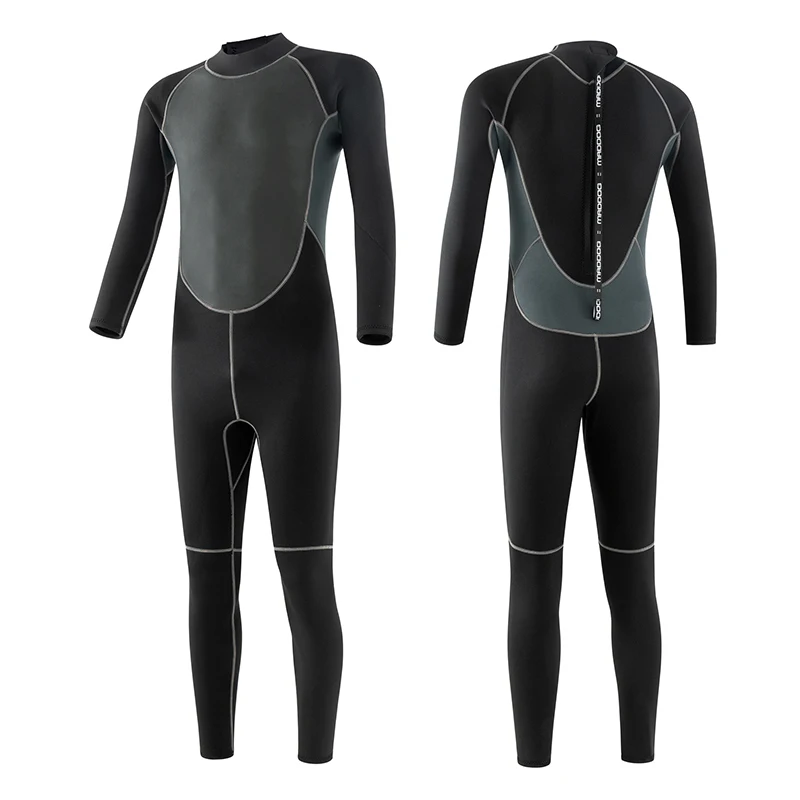 

Dropshipping Custom Long Sleeve Smooth Skin Neoprene Open Cell 3mm Scuba Wetsuit for Underwater Freediving Surfing Diving, Black