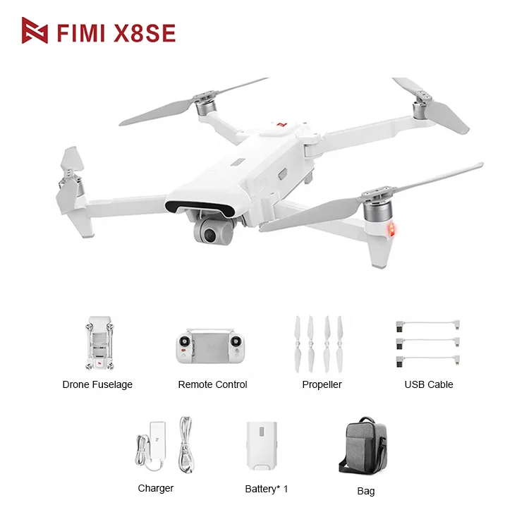 

Fimi X8se 2020 Drones Rc Cameras Fly Fishing Combo Camera 4k Professional Quadcopter X8 Xiaomi Se Gps 8km Drone
