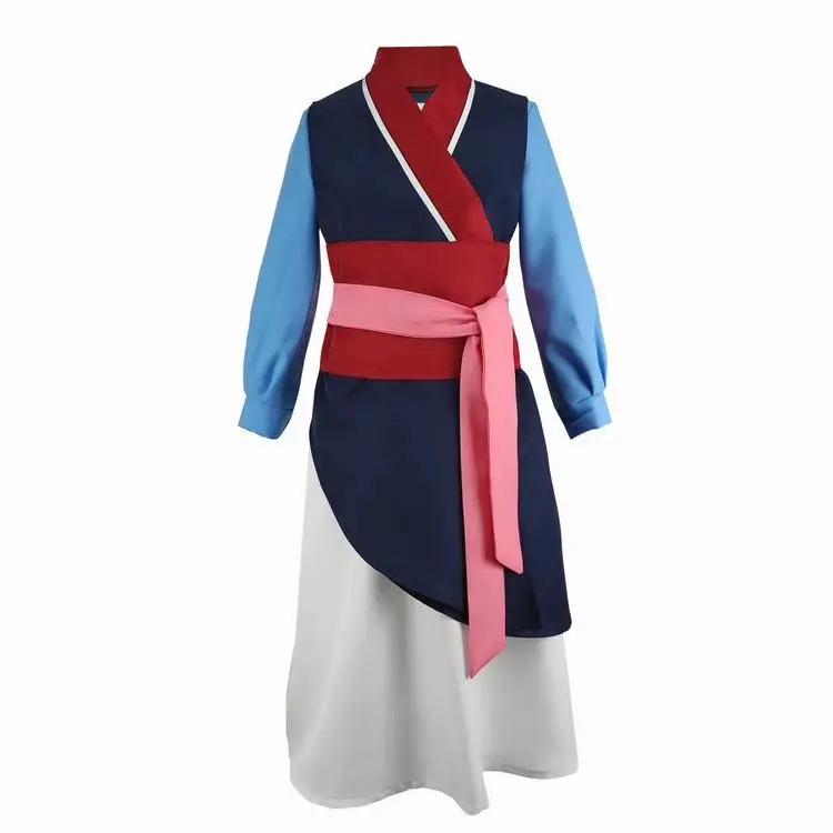 

wholes in stock 3-7 year olds Chinese traditional kids clothing girl dress hanfu chinese traditional Mulan Cosplay Costume