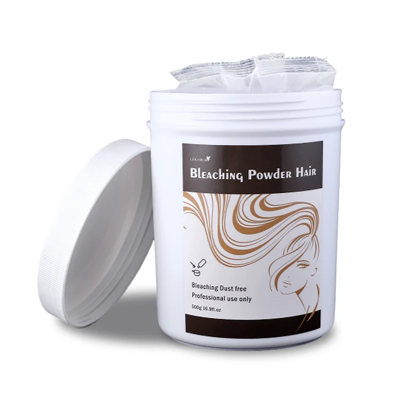 

Permanent hair color dye hair powder bleaching cream, Blue, white