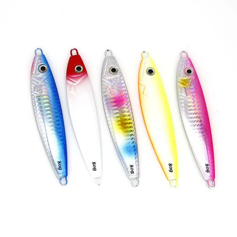 

Lure Tackles Slow Jigging Metal Jig 40/60/80/100 G Fishing Lure, Various