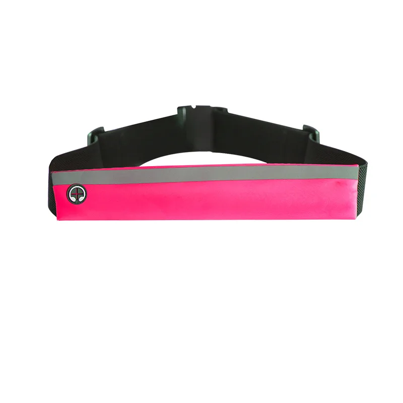 

Waterproof running waist bag with Zipper and Hidden Pack Small Pouch for men women, Rose