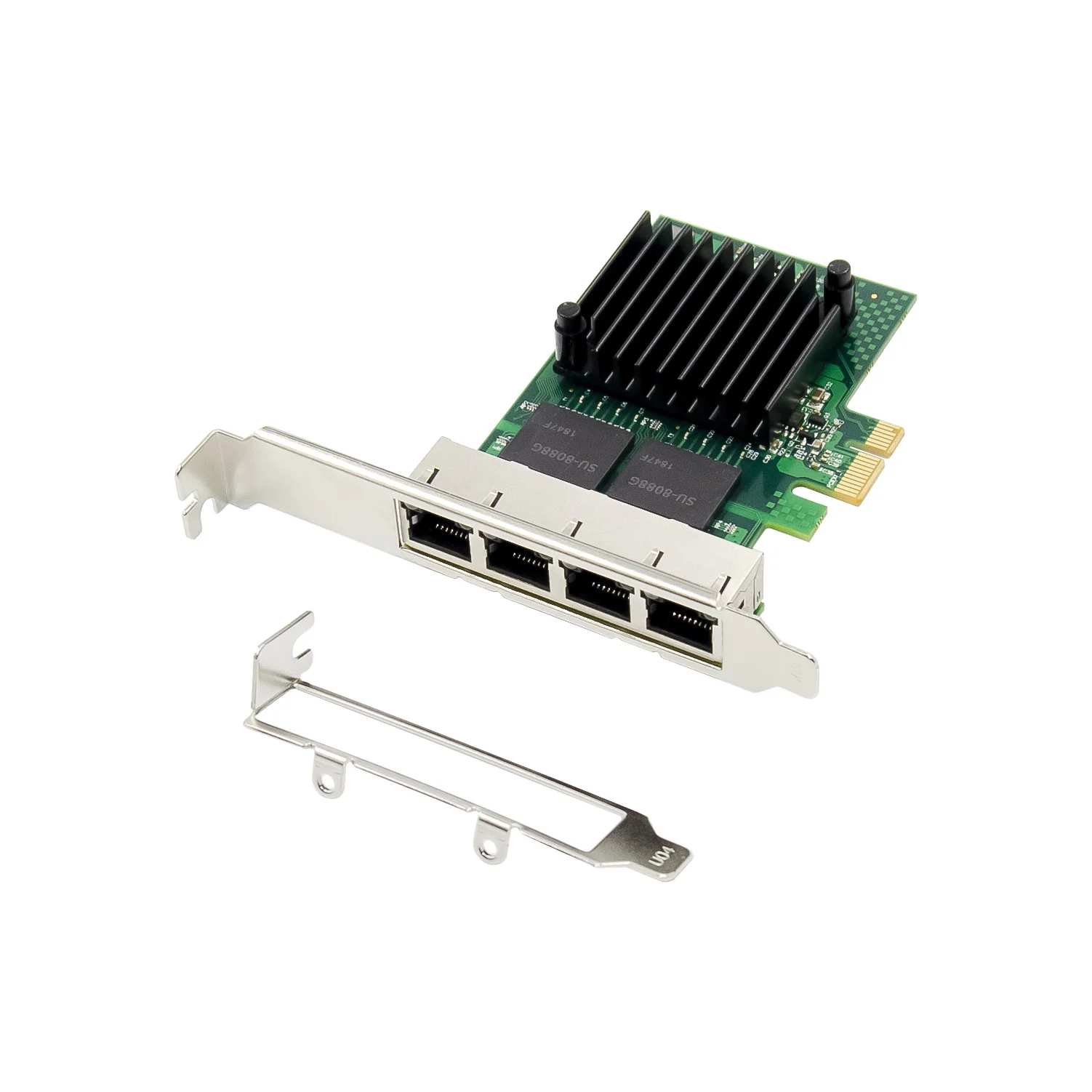 sunweit 英特尔 i350am4 四端口千兆以太网 pci express pci-e x1 lan