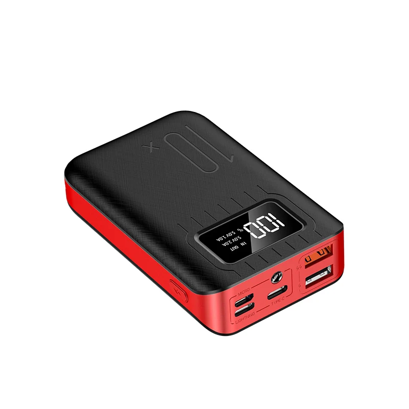 

2020 hot LOGO KD-261 Mini 10000mAh 3 Inputs & 2 Outputs Mobile Charger High Quality Free LOGO Customized Power Bank