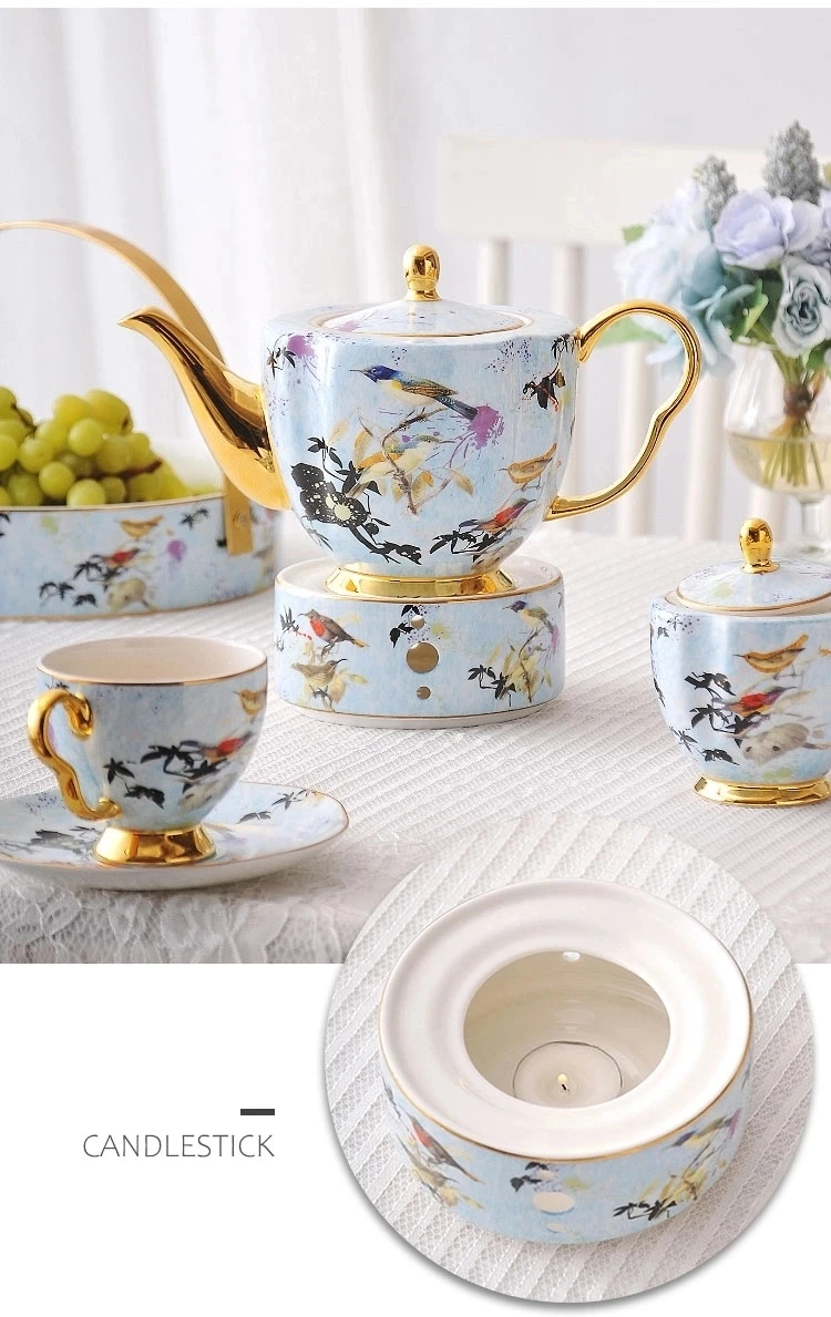 Colorful Butterfly Coffee Cup And Saucer Fine Bone China Tea Cup With