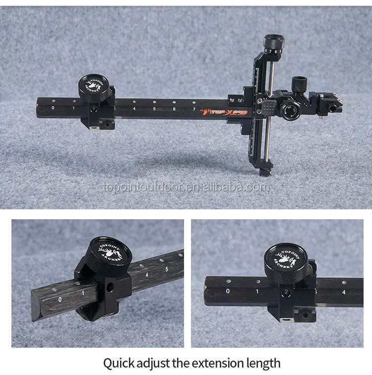 Topoint Archery Carbon Target Bow Sight Tp8810,Micro