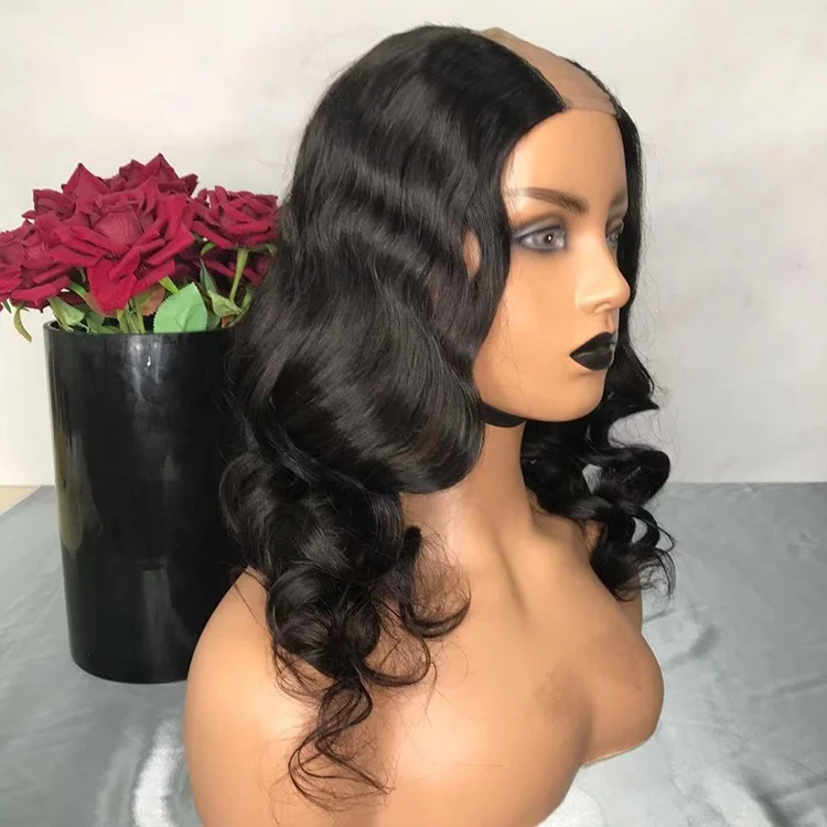 

10A GRADE Virgin Hair German U Part Wig In Wig Company