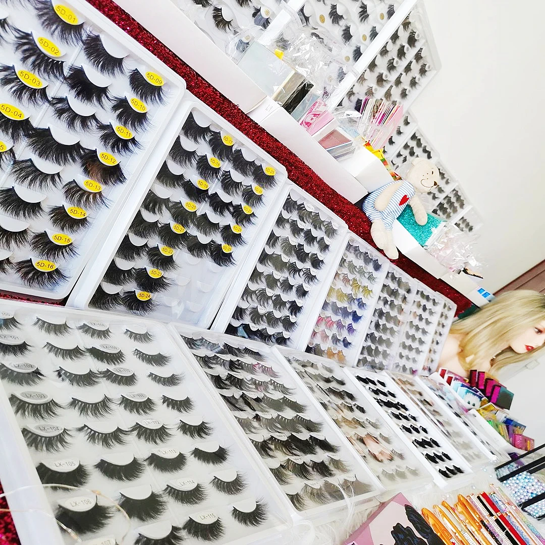 

Factory wholesale price 100% real mink fur eyelashes real mink lashes