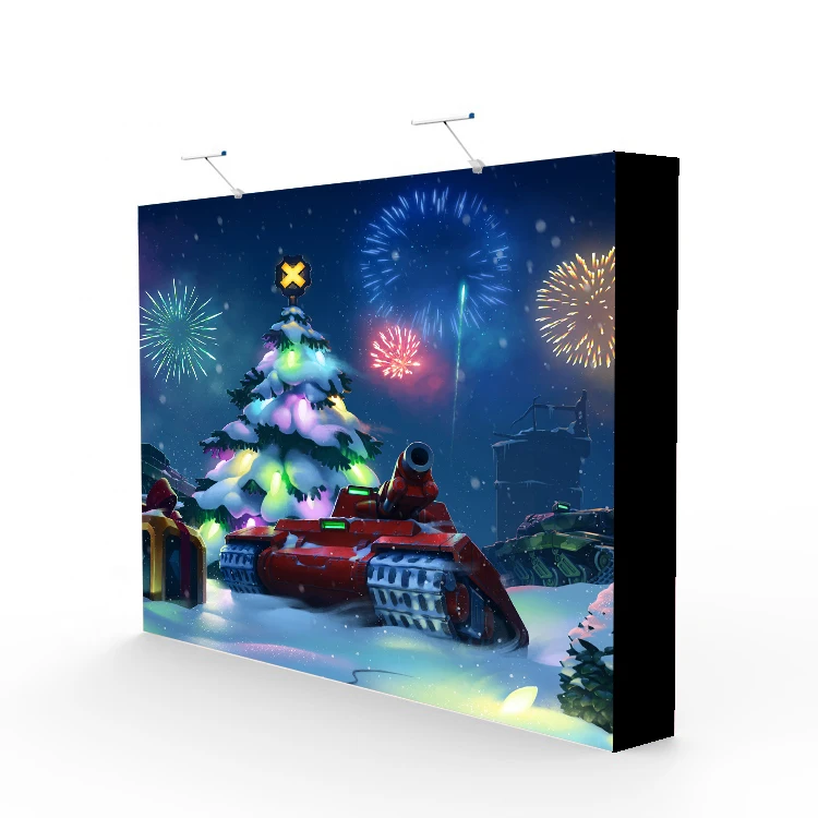 
Portable Fabric Pop up Display Stand Straight/Curved tension fabric Pop up display stand backwall 